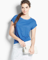 Thumbnail for your product : Ann Taylor Petite Linen Tee