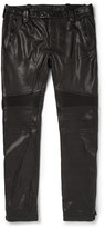 Thumbnail for your product : Belstaff Westmore Slim-Fit Leather Biker Trousers