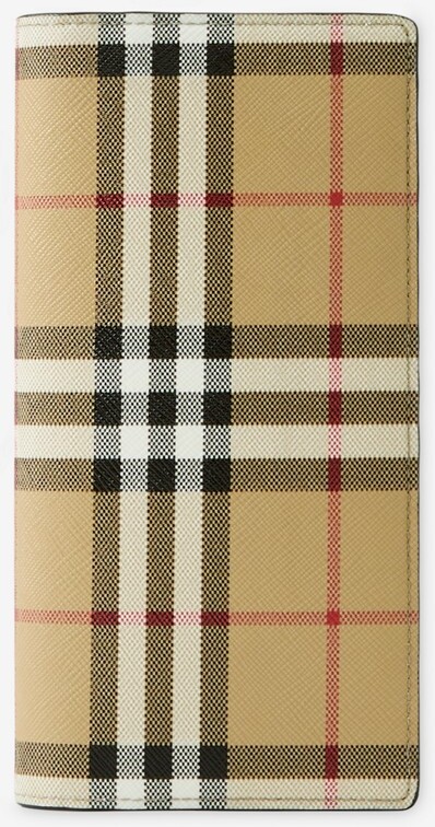 Burberry Check Continental Wallet