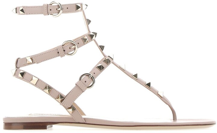 Pink Valentino Rockstud Heels | Shop the world's largest collection of | ShopStyle