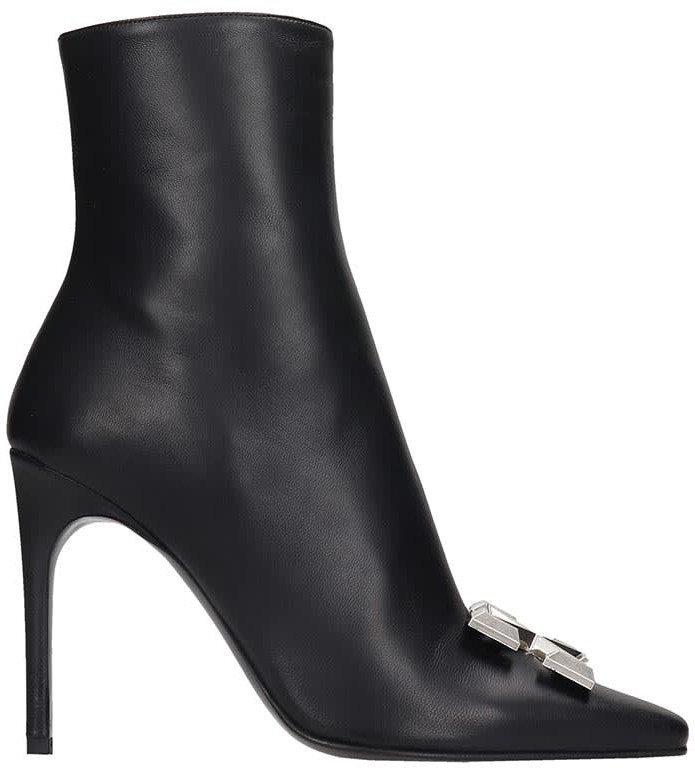 off white black heels