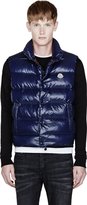 Thumbnail for your product : Moncler Navy Blue Quilted Down Tib Vest
