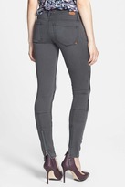 Thumbnail for your product : Dittos Seamed Moto Skinny Jeans (Grey Black Doheny)