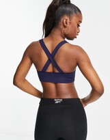 Thumbnail for your product : Reebok Penny bonded bralet in navy