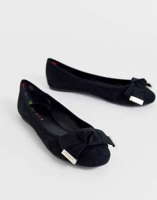 Ted Baker Antheia bow detail ballet flats