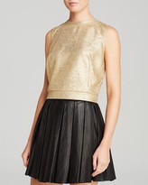 Thumbnail for your product : Lucy Paris Top - Metallic Crop