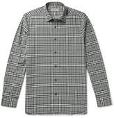 Thumbnail for your product : Burberry Checked Cotton-poplin Shirt - Gray