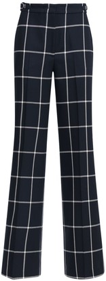 women's windowpane plaid pants