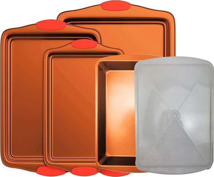 Nutrichef 5Pc Professional Home Kitchen Bake Pan Set