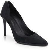 Thumbnail for your product : Helmut Lang Shale Suede Stiletto Point-Toe Pumps