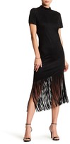 Thumbnail for your product : Alexia Admor Faux Suede Fringe Dress