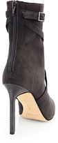 Thumbnail for your product : Manolo Blahnik Basella Suede Strappy Booties