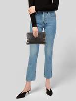 Thumbnail for your product : MICHAEL Michael Kors Double Flap Leather Clutch