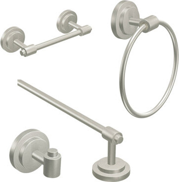 Iso 4 Piece Bathroom Hardware Set