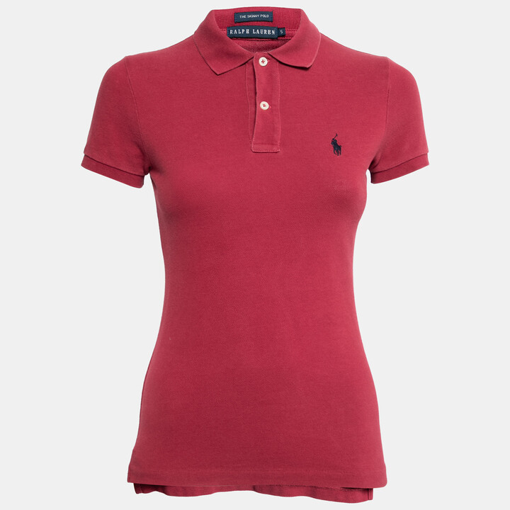 Ralph Lauren Red Women's Polos | ShopStyle