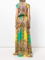 Thumbnail for your product : Etro printed ruffle maxi dress