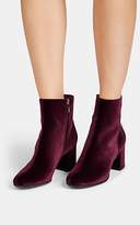 Thumbnail for your product : Gianvito Rossi Women's Margaux Velvet Ankle Boots - Prune