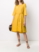 Thumbnail for your product : Luisa Cerano Tie-Waist Midi Dress