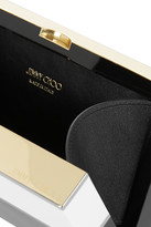 Thumbnail for your product : Jimmy Choo Two-tone enamel box clutch