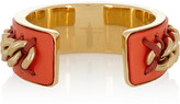 Thumbnail for your product : Stella McCartney Gold-tone faux leather cuff