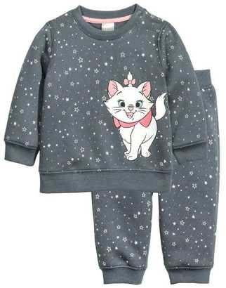 H&M Sweatshirt and Pants - Dark gray/Aristocats - Kids