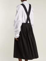 Thumbnail for your product : Comme des Garcons Girl Girl - Bow Wool Pinafore Dress - Womens - Black