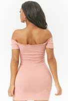 Thumbnail for your product : Forever 21 Off-the-Shoulder Bodycon Dress