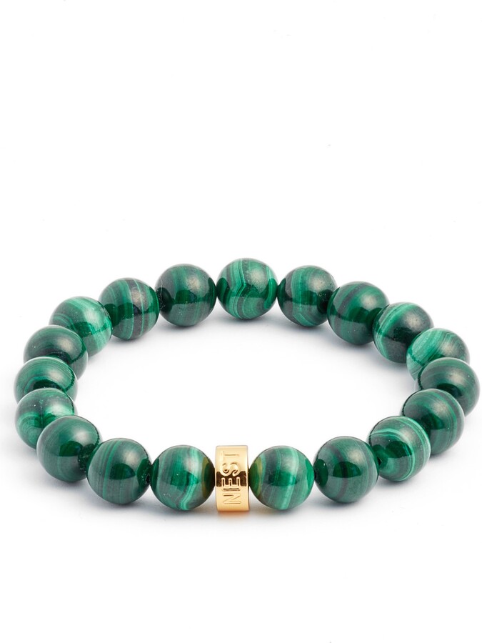 Nest Jewelry Malachite Stretch Bracelet