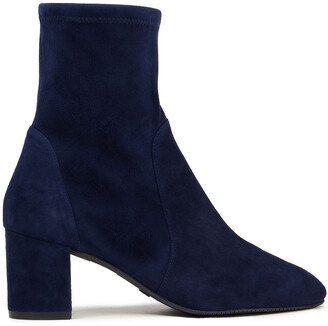 Stuart Weitzman Yuliana 60 Stretch-suede Ankle Boots
