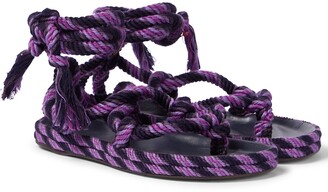 Isabel Marant Erol lace-up thong sandals