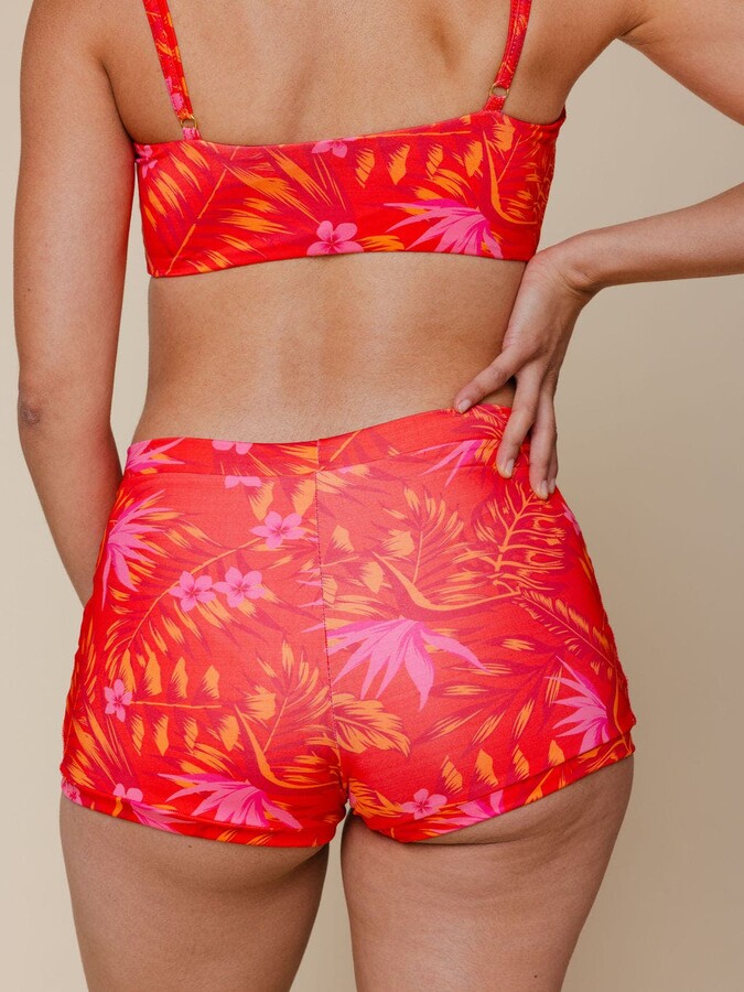 Kitty and Vibe Boyshort Bikini Bottoms