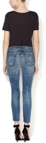 Thumbnail for your product : Current/Elliott The Stiletto Printed Leopard Jean