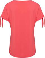 Thumbnail for your product : M&Co Pearl embellished tie sleeve t-shirt