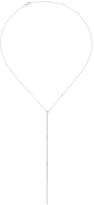 Thumbnail for your product : Shay Elongated diamond teardrop stick necklace