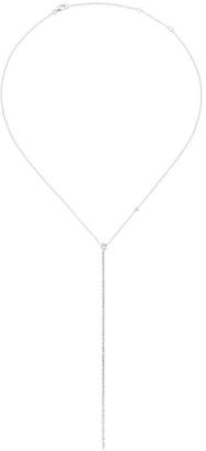 Shay Elongated diamond teardrop stick necklace