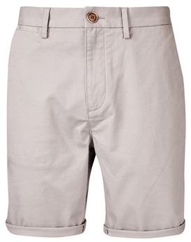 Burton Mens Light Grey Stretch Chino Shorts