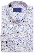 Thumbnail for your product : David Donahue Men's Floral-Print Sport Shirt, Blue/Pink