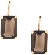 Thumbnail for your product : Wouters & Hendrix A Wild Original! smokey quartz leverback earrings