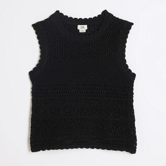river island crochet top