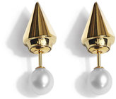 Thumbnail for your product : Vita Fede Mini Double Titan Pearl Earrings