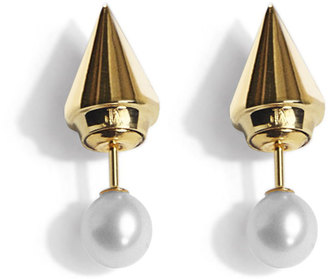 Vita Fede Mini Double Titan Pearl Earrings