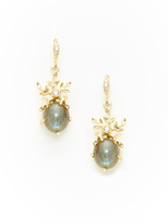 Thumbnail for your product : Indulgems Labradorite & CZ Snowflake Drop Earrings