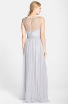 Thumbnail for your product : Women's Amsale Lace & Tulle Gown
