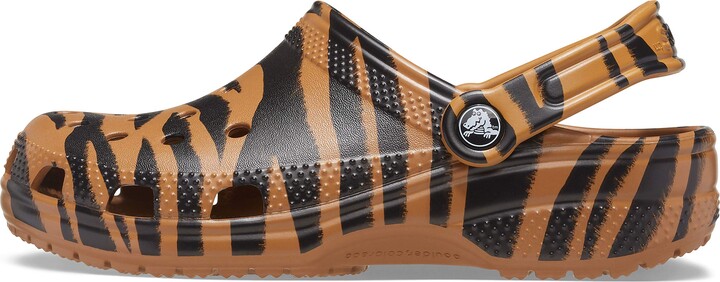 mens leopard crocs