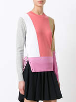 Thumbnail for your product : Kenzo colour block jumper