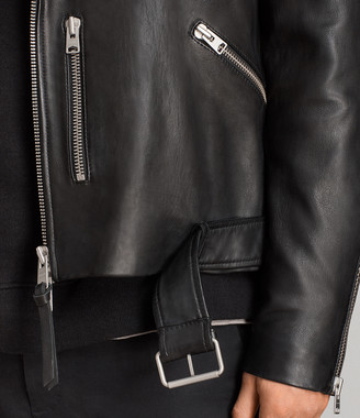 AllSaints Kaho Leather Biker Jacket