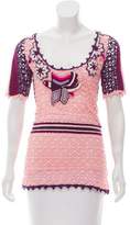 Thumbnail for your product : Temperley London Crochet Knit Top