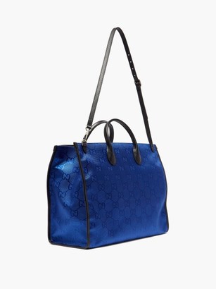 Gucci Off The Grid Gg-jacquard Canvas Tote Bag - Blue