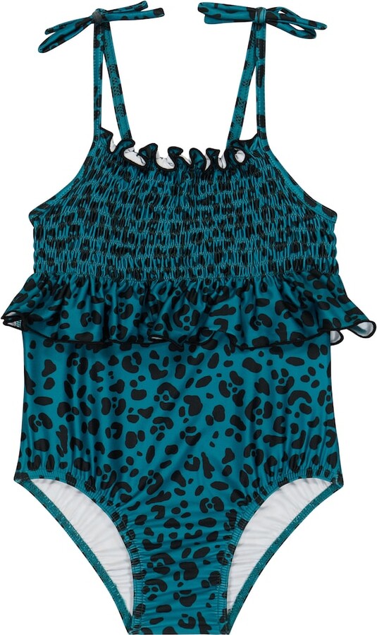 Suncracy Leopardprint swimsuit ShopStyle Girls' Swimwear