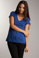 Thumbnail for your product : VBN Vicarious by Nature Woven-Trim Tee